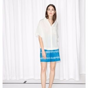 NWOT & Other Stories Tie-Dye Suede Skirt